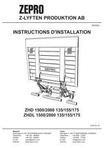instructions d`installation z-lyften produktion ab - C