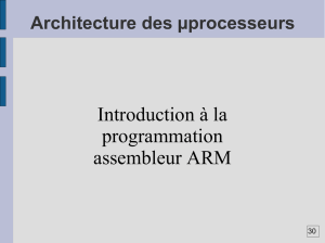 Introduction à la programmation assembleur ARM - Big
