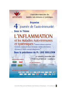 L'inflammation dans les maladies auto-immunes et systémiques au Maroc 