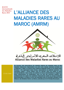 Qu'est ce que l'alliance des maladies rares au Maroc ?