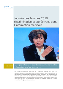 Journée des femmes : discriminations et stéréotypes dans l'information médicale