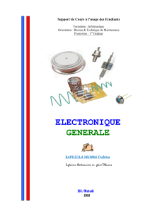 1-Electronique générale