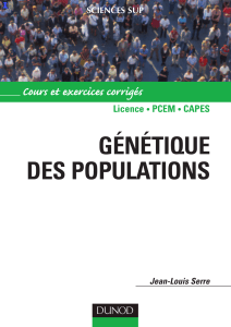 Génétique des populations DUNOD