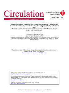 1999 Circulation de Lorgeril Lyon diet heart study[12605]