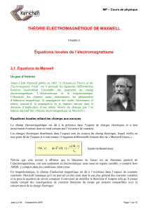 P5-2-Equations locales de l electromagnetisme