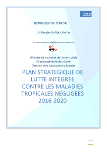 SENEGAL NTD Master Plan 2016 2020