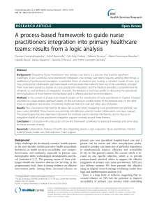 a-process-based-framework-to-guide-nurse-practitioners-integration-into-primary-healthcare-teams-results-from-a-logic-analysis