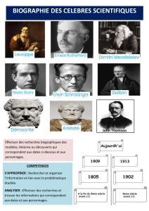 Biographies des celebres scientifiques