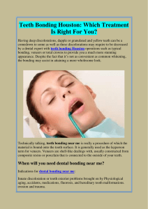 Teeth Bonding Houston Which Treatment Is Right For You