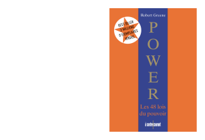 Power - Les 48 lois de pouvoir -Robert Greene