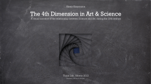 Alexis karpouzos :The 4th Dimension in Art and Science