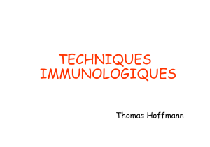 ED   Techniques immunologiques