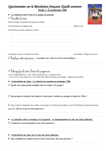revolution-francaise questionnaire CM2