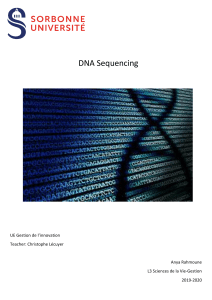 DNA sequencing technology 