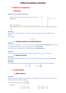 Cours fractions 5ème