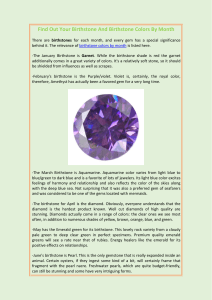 Find Out Your Birthstone And Birthstone Colors By Month