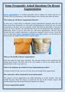 Some Frequently Asked Questions On Breast Augmentation