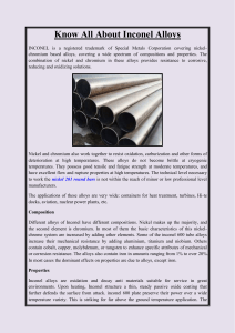 Know all about inconel alloys