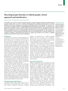 Neurological gait disorders in elderly people  Clinical approach and classification