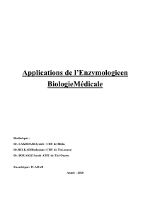 Applications en biologie médicale 
