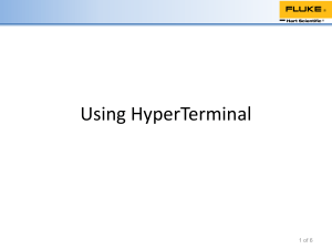 HyperTerminal