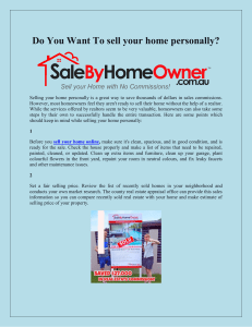 Do You Want To sell your home personally