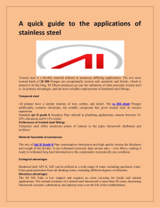 A quick guide to the applications of stainless steel-converted