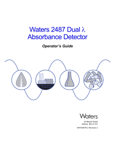 Dual Absorbance Detector - Waters 2487 EN