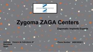 Zygomatic Implants Experts Zygoma ZAGA Centers
