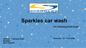 Car Cleaning Gold Coast Sparkles car wash