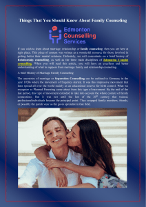 Things That You Should Know About Family Counseling (1)