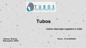Titanium pipe suppliers by Tubos