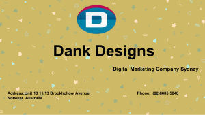 Digital Marketing Company Sydney Dank Designs