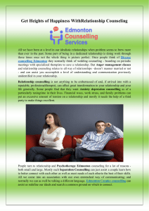 Get Heights of Happiness With Relationship Counseling