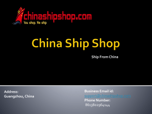 Get best Shipping From China at chinashipshop.com