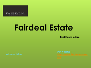 Commercial Property In Indore by Fairdeal Estate