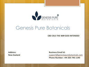 Concentrated Hemp Oil by Genesis Pure Botanicals