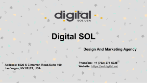 Marketing And Advertising Agency - Digital SOL