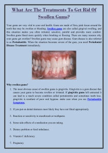 What Are The Treatments To Get Rid Of Swollen Gums