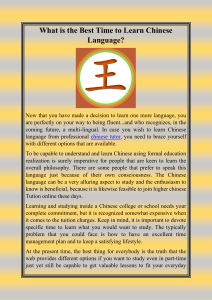 What is the Best Time to Learn Chinese Language-converted