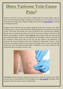 Does Varicose Vein Cause Pain