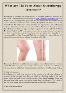 What Are The Facts About Sclerotherapy Treatment