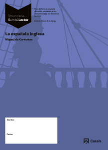 La española inglesa, Miguel de Cervantes
