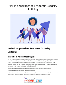 Holistic Approach to Economic Capacity Building.docx
