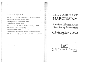 The Culture of Narcissism American Life in an Age of Diminishing Expectations by Christopher Lasch (z-lib.org)