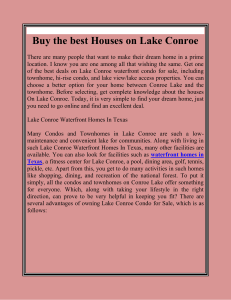 Buy the best Houses on Lake Conroe