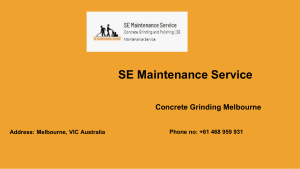 Concrete Polishing Melbourne by SE Maintenance Service (1)
