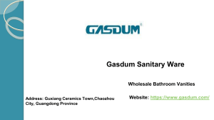 Bathroom Furniture Manufacturers by Gasdum Sanitary Ware