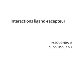05 Interactions ligand-récepteur