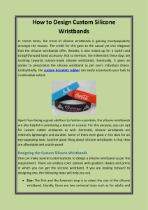 How to Design Custom Silicone Wristbands